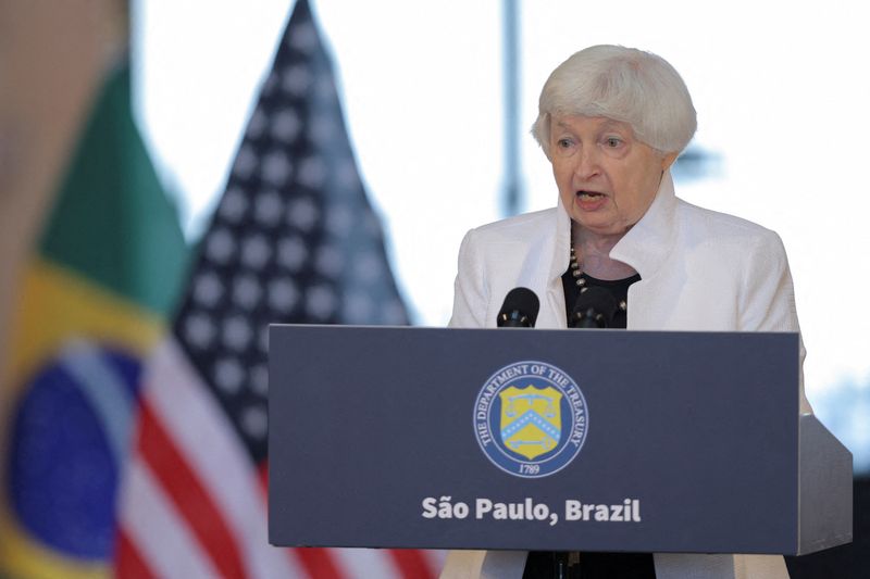 Yellen says G7 still working on ways to tap frozen Russian assets