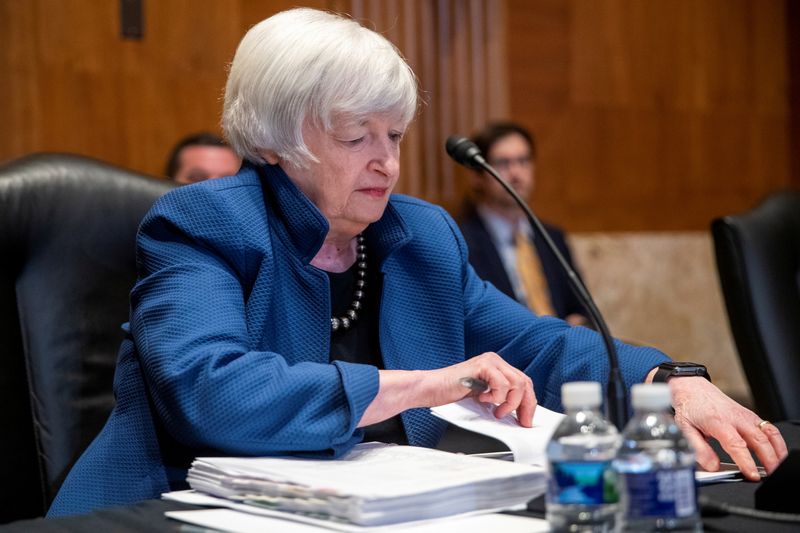 Yellen says U.S. may exhaust cash by Oct 18 barring debt ceiling rise