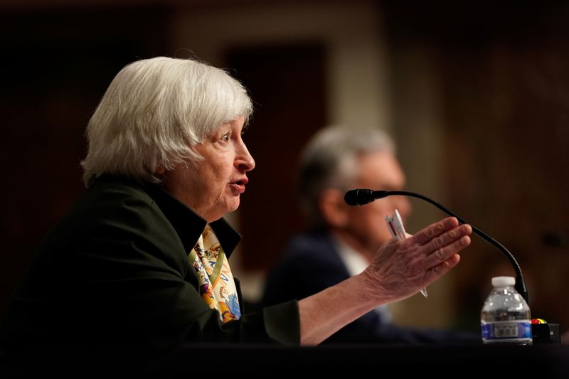 Yellen says U.S. will address potential gaps in Russia sanctions