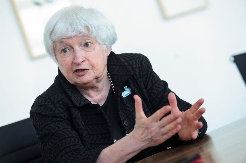 Yellen says US Congress inaction on Ukraine aid is 