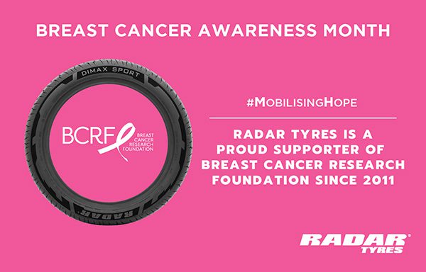 Omni United and Radar Tyres Support Breast Cancer Research